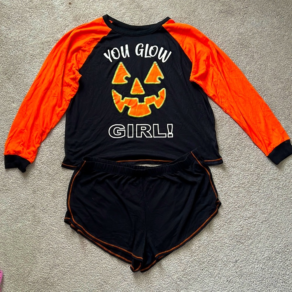 Halloween women’s pajama set size XL